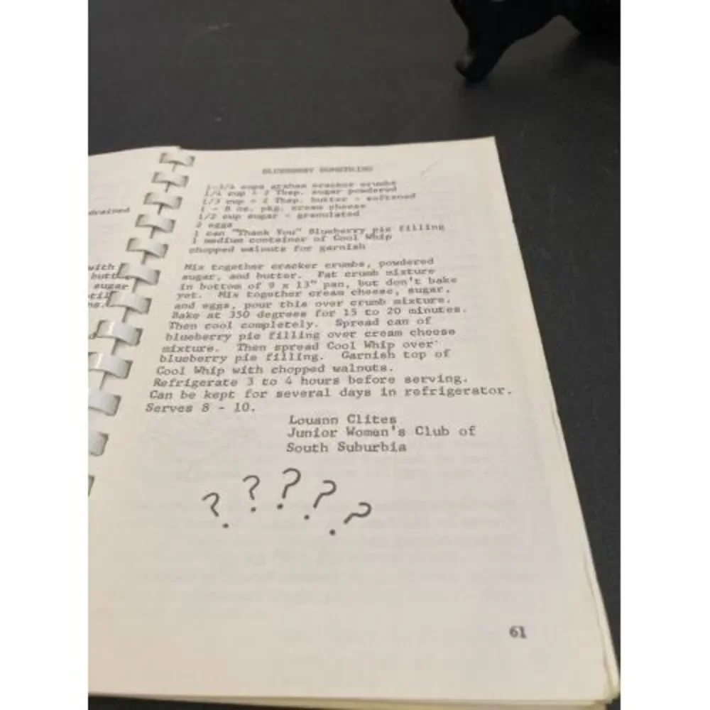 1973 Allegheny County Junior Women’s Club Federation Cookbook Recipe‎ Pittsburgh